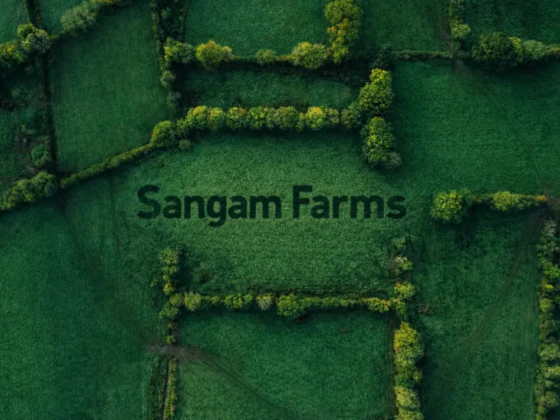 Sangam Farms story showcasing farmland development Bangalore