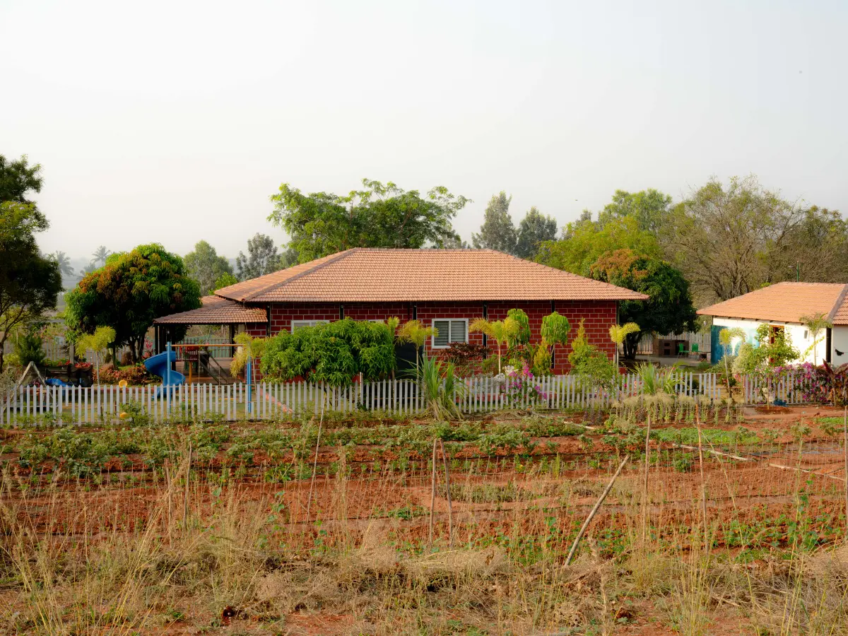 Landscaped green space within H2O Farms managed farmland project